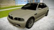 BMW M3 E46 для GTA San Andreas миниатюра 1