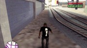Футболка Эрик Дрейвен Ворон para GTA San Andreas miniatura 7
