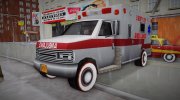New Texture Ambulance 1962 для GTA 3 миниатюра 1