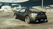 Toyota GT-86 для GTA 5 миниатюра 2