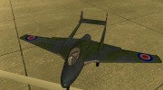 De-Havilland-Vampire ver 2.0 para GTA San Andreas miniatura 1