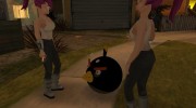 Black Bird from Angry Birds para GTA San Andreas miniatura 1