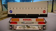 Прицеп Kogel para GTA San Andreas miniatura 4