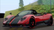 Pagani Zonda Cinque 2009 Autovista для GTA San Andreas миниатюра 2