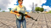 AK-47 с ремешком для GTA San Andreas миниатюра 1