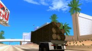 Прицеп лесовоз для тягачей для GTA San Andreas миниатюра 2