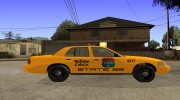 Ford Crown Victoria 2003 Taxi for state 99 для GTA San Andreas миниатюра 5