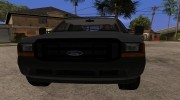 2002 Ford F-250 XL для GTA San Andreas миниатюра 3