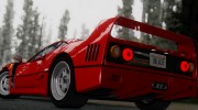 1989 Ferrari F40 (EU-Spec) для GTA San Andreas миниатюра 6