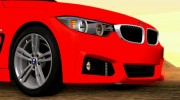 BMW 4 Series Coupe M Sport 2014 для GTA San Andreas миниатюра 5