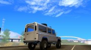 Land Rover Defender Safary para GTA San Andreas miniatura 4