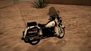 GTA V Police Bike para GTA San Andreas miniatura 3