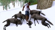 Wolves in the forest v.3 (Final version) для GTA San Andreas миниатюра 1