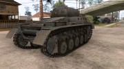 Легкий танк PzKpfw 2 Ausf.С для GTA:SA  miniature 4