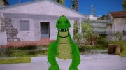 Rex Dinosaur Toy Story для GTA San Andreas миниатюра 3