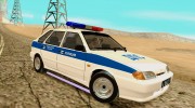 Ваз 2114 Полиция ДПС para GTA San Andreas miniatura 2