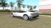 Aston Martin One 77 для GTA Vice City миниатюра 3