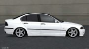 BMW 3 Series E46 M-kit 1998 для GTA San Andreas миниатюра 3