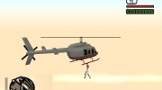 Зацепиться за вертолёт для GTA San Andreas миниатюра 1