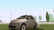 Fiat 500 Lounge 2010 для GTA San Andreas миниатюра 1