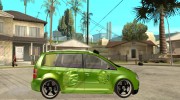 Volkswagen Touran The Hulk para GTA San Andreas miniatura 5