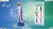 Костюм Снегурочки для Sims 4 миниатюра 5