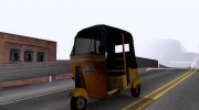 Bajaj Tuk-Tuk Rickshaw для GTA San Andreas миниатюра 1