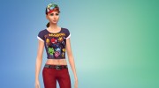 Кроп-топы и кепки Marvel для Sims 4 миниатюра 1