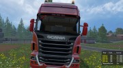 Scania R730 BRUKS V2.0 для Farming Simulator 2015 миниатюра 1