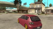 Mazda Speed 3 для GTA San Andreas миниатюра 3