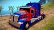 Western Star Optimus Prime para GTA San Andreas miniatura 3