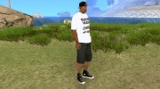 Потраченная футболка para GTA San Andreas miniatura 5