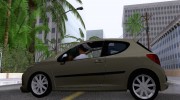Peugeot 207 for GTA San Andreas miniature 2