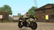 Kawasaki ZX-10R для GTA San Andreas миниатюра 4