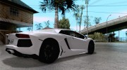 Покрасочные работы для Lamborghini Aventador LP700-4 2011 для GTA San Andreas миниатюра 4