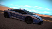 Lamborghini Gallardo LP 570-4 2011 Police v2 para GTA San Andreas miniatura 1