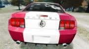 Shelby GT500KR для GTA 4 миниатюра 4