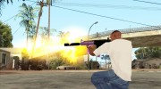 Фиолетовый M4 для GTA San Andreas миниатюра 5