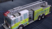 Pierce Arrow XT Miami Dade Fire Department Ladder 22 для GTA San Andreas миниатюра 5