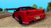 Nissan Skyline R34 V-Spec para GTA San Andreas miniatura 2