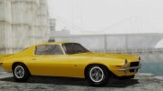 1970 Chevrolet Camaro Z28 para GTA San Andreas miniatura 10