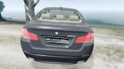 BMW 550i F10 v2 для GTA 4 миниатюра 4