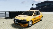 Dacia Logan Prestige Taxi для GTA 4 миниатюра 1