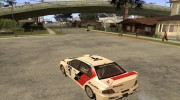 Mitsubishi Lancer Evo IX в новом виниле для GTA San Andreas миниатюра 3