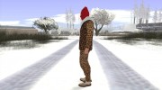 Skin GTA Online в маске и леопардовом костюме для GTA San Andreas миниатюра 4