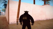 Милиционер в зимней форме V3 для GTA San Andreas миниатюра 4