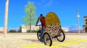 Manual Rickshaw v2 Skin4 para GTA San Andreas miniatura 3