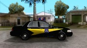Ford Crown Victoria Indiana Police для GTA San Andreas миниатюра 5
