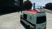Mercedes-Benz Sprinter [DRK] Ambulance [Krankenwagen] for GTA 4 miniature 3