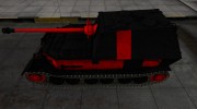 Черно-красные зоны пробития Ferdinand для World Of Tanks миниатюра 2